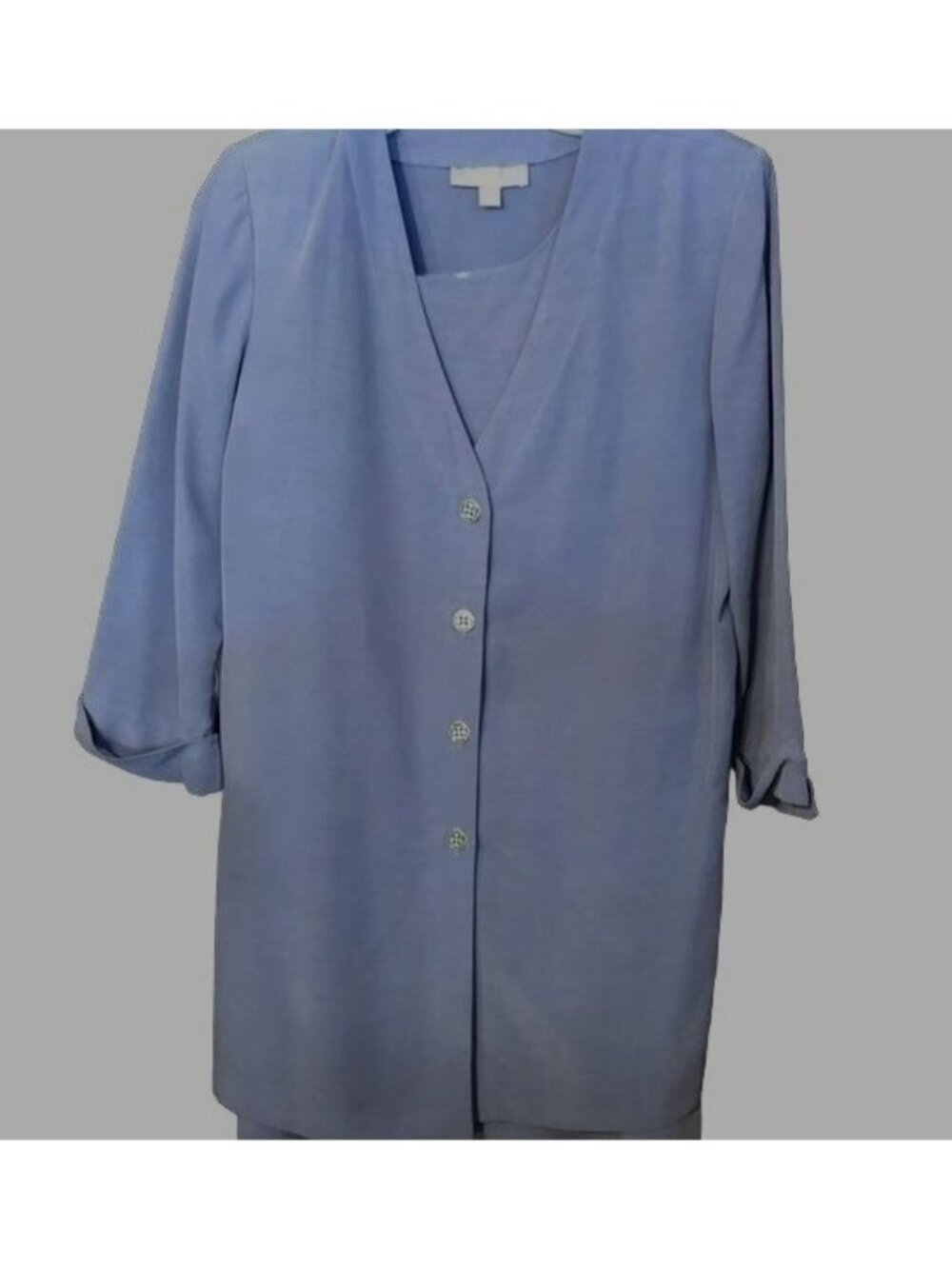 Dress Barn 2 two piece dress jacket suit size 8 dress is sleeveless jacket READ